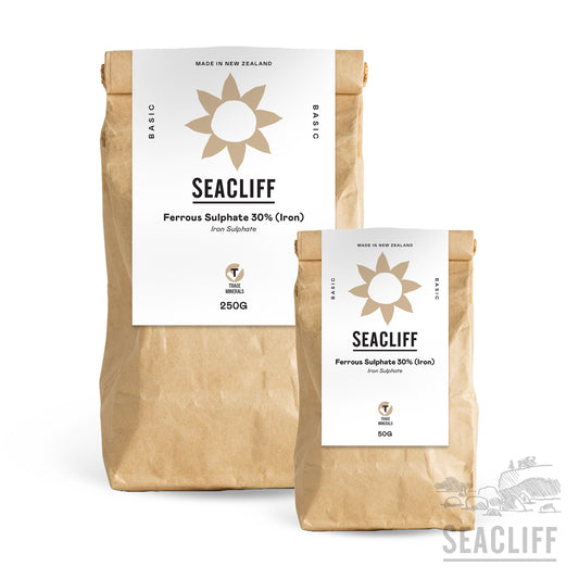Ferrous Sulphate 30% (Iron) - Seacliff Organics