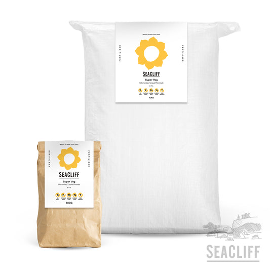 Seacliff Organics Super Veg - Seacliff Organics Living Soil Amendments New Zealand
