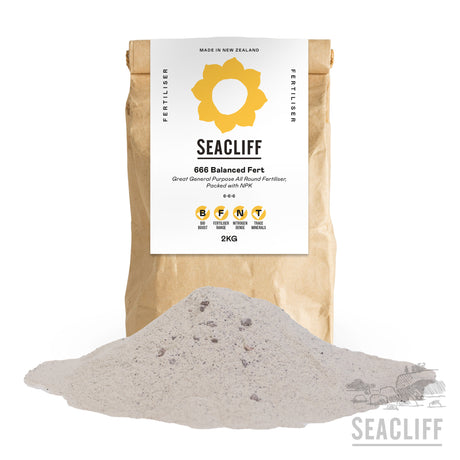 Seacliff Organics 666 Balanced Fertiliser - Seacliff Organics Living Soil Amendments New Zealand