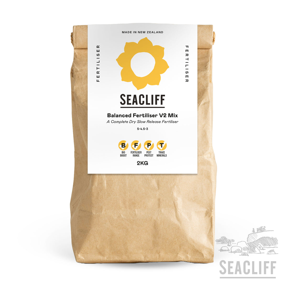 Seacliff Organics Balanced Fertiliser V2 Mix - Seacliff Organics