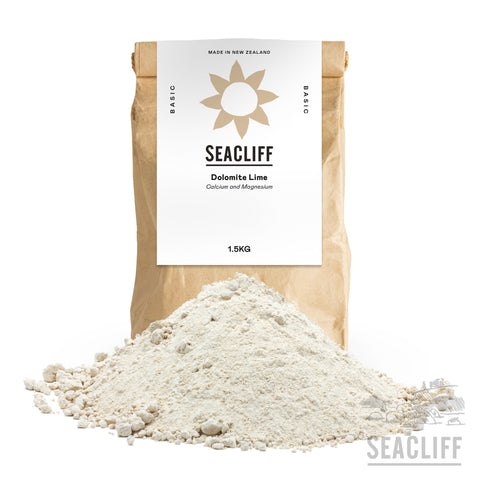 Dolomite Lime  - Seacliff Organics Living Soil Amendments New Zealand