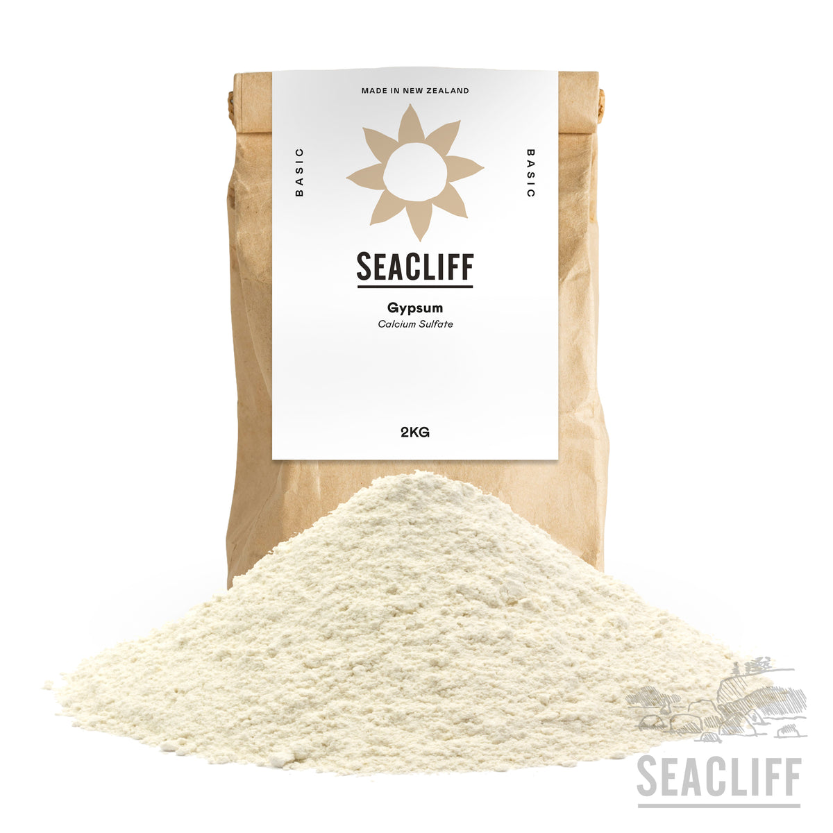 Gypsum (Biogro certified calcium sulphate) - Seacliff Organics