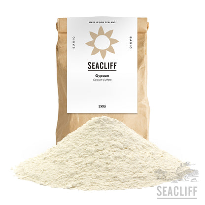 Gypsum (Biogro certified calcium sulphate) - Seacliff Organics