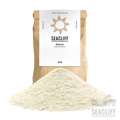 Gypsum (Solution Grade)  - Seacliff Organics Living Soil Ammendments New Zealand