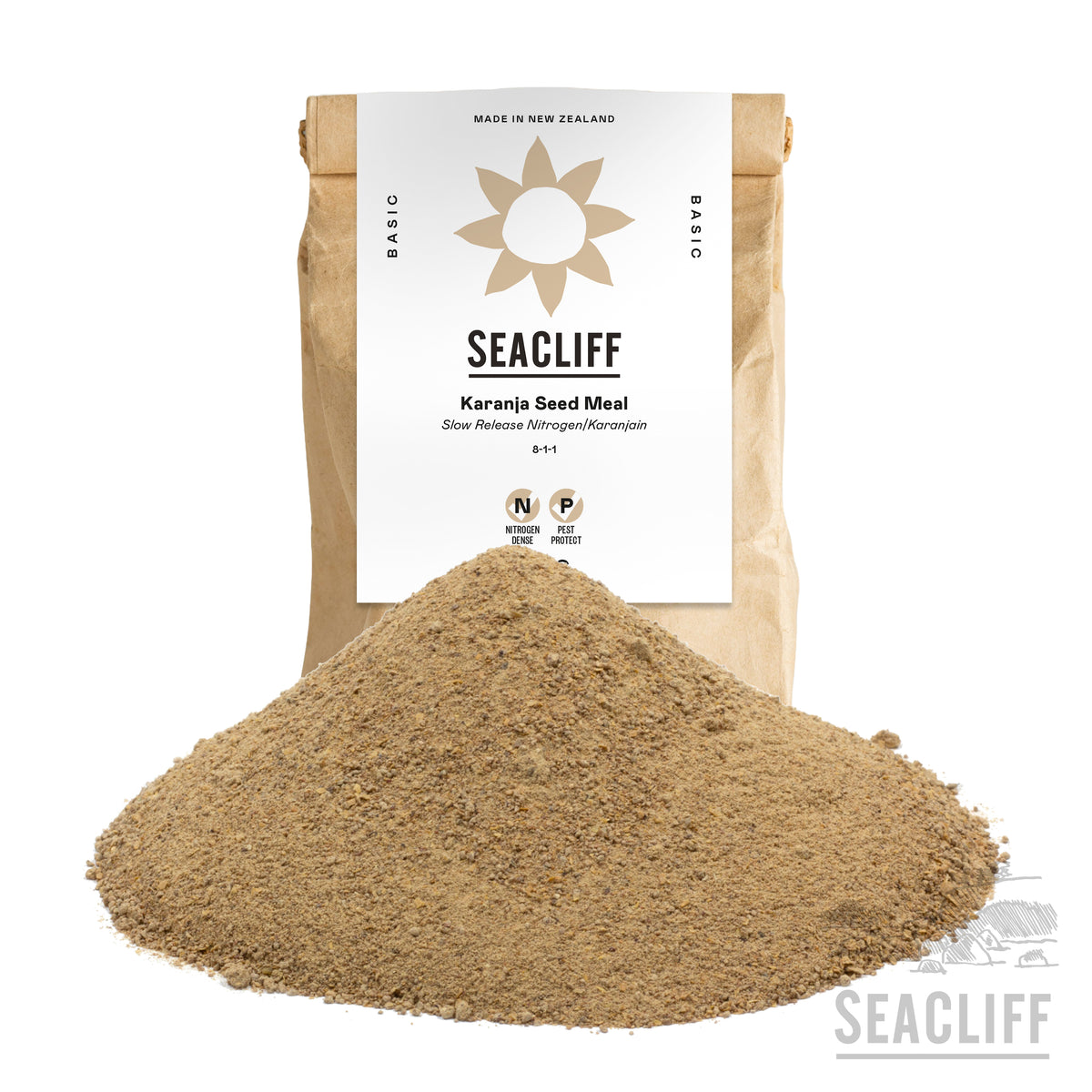 Karanja Seed Meal (Ecocert organic)(slow release nitrogen) - Seacliff Organics