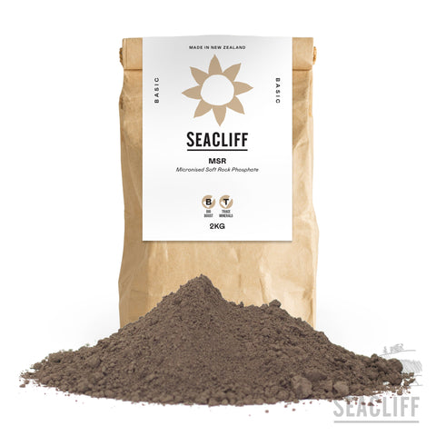 MSR (Micronised Soft Rock Phosphate) | Seacliff Organics Premium Living Soil Amendments NZ