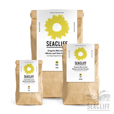 Micronised Whole Leaf Aloe Powder - Seacliff Organics Living Soil Amendments New Zealand