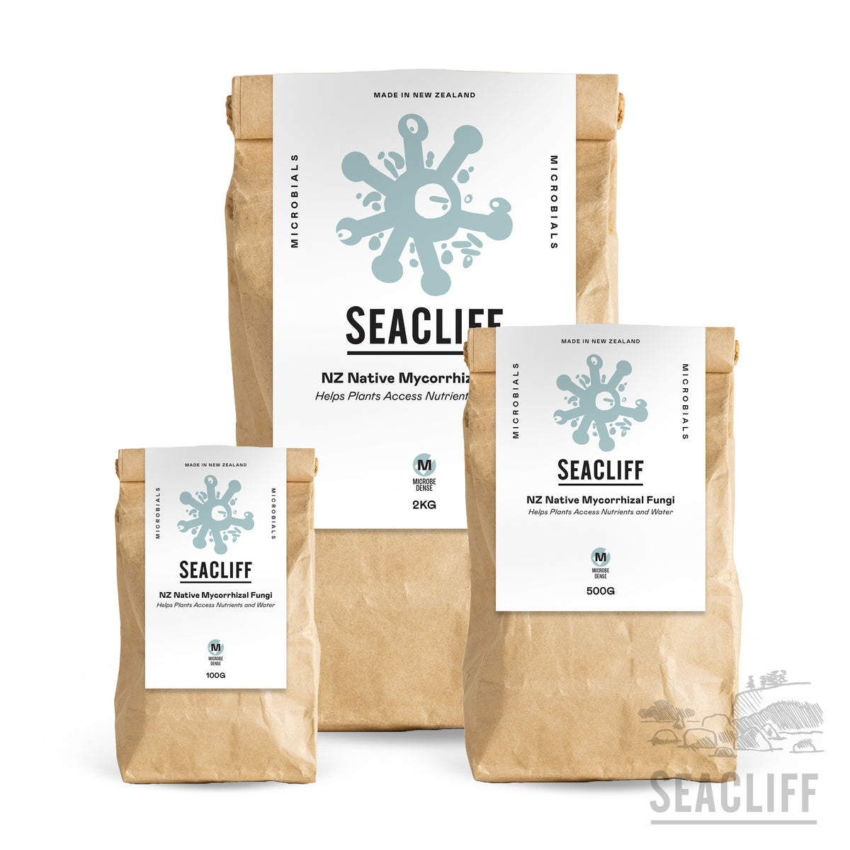 Mycorrhizal Fungi (New Zealand Native) - 30ppg/mL - Seacliff Organics