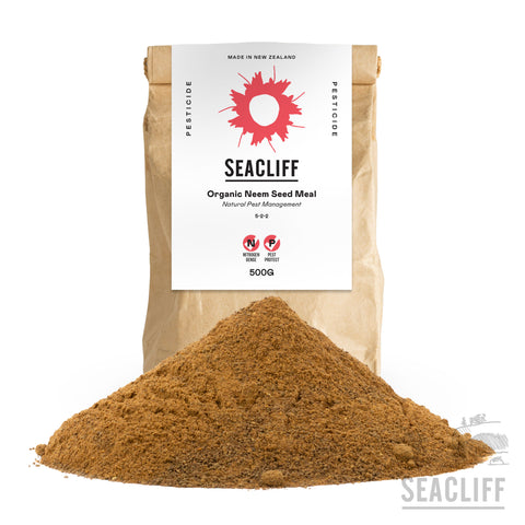 Neem Seed Cake (Neem Seed Meal) - Seacliff Organics Living Soil Amendments New Zealand