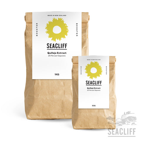 Quillaja Extract 20% Sarsaponin - Seacliff Organics Living Soil Amendments New Zealand