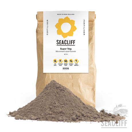 Seacliff Organics Super Veg - Seacliff Organics Living Soil Amendments New Zealand