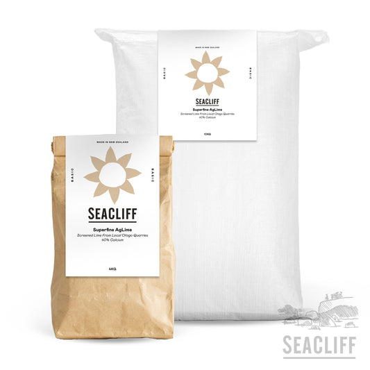 Superfine AgLime (calcium carbonate) - Seacliff Organics