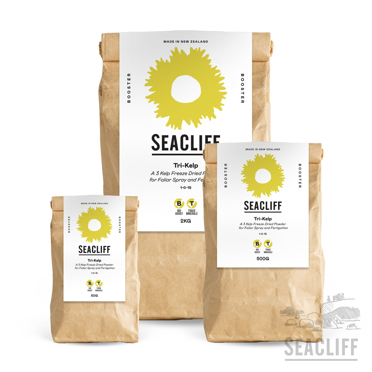 Tri-Kelp Powder (ACC Organic) - Seacliff Organics