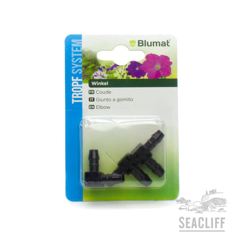 Tropf Blumat 8-8mm Elbow  - Seacliff Organics Living Soil Amendments New Zealand