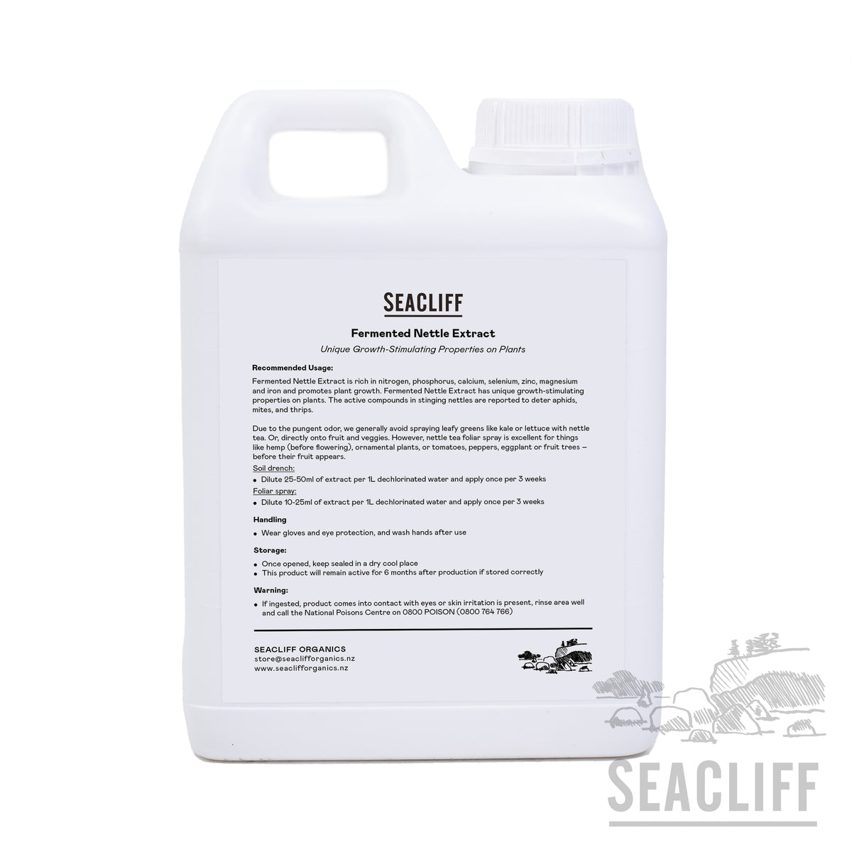 Seacliff Organics Fermented Nettle Extract - Seacliff Organics