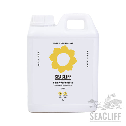 Seacliff Organics Liquid Fish Hydrolysate - Seacliff Organics Living Soil Ammendments New Zealand